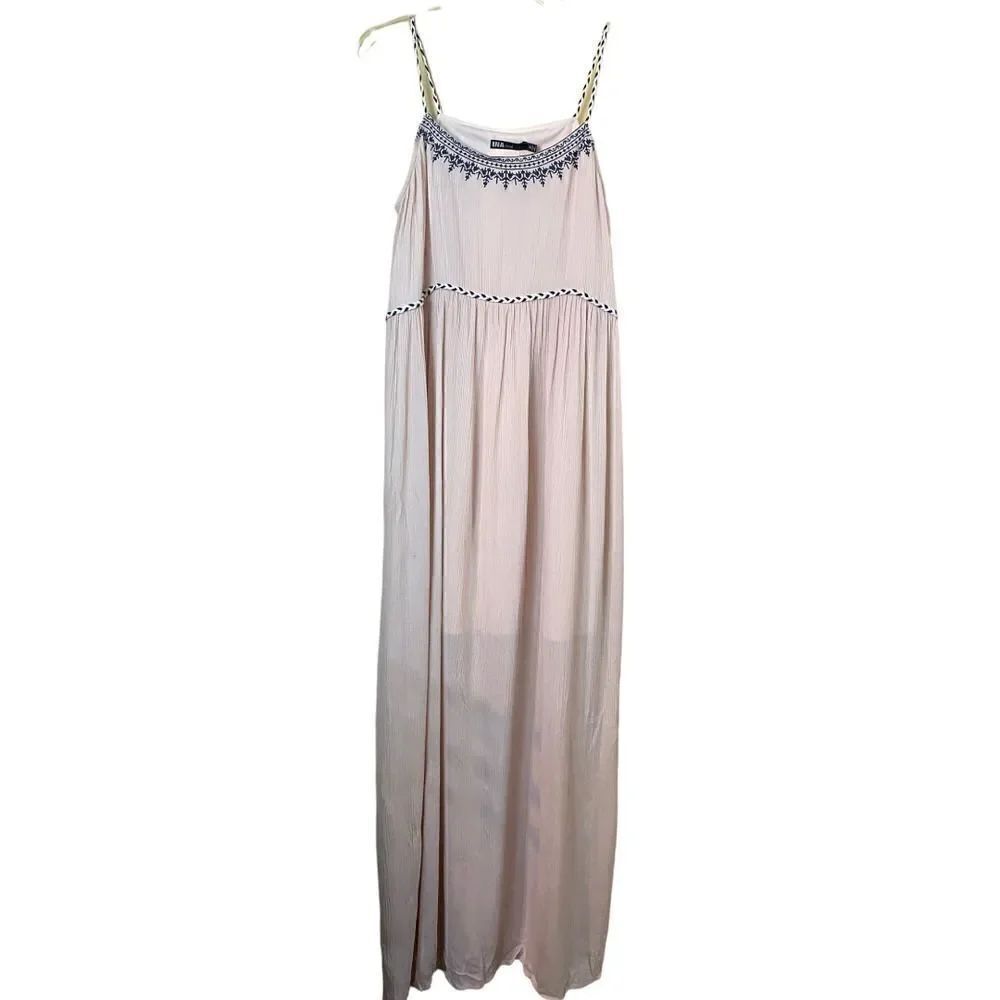 Ina Maxi Prairie Boho Goddess Dress Size Medium - Picture 6 of 16